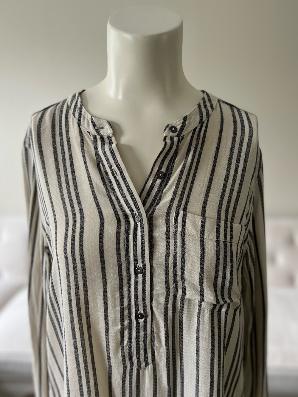Lucky Brand NWT Striped High-Low Tunic Top